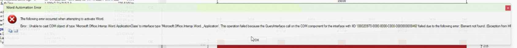 Error: Unable to cast COM object of type | MasterSeries Help