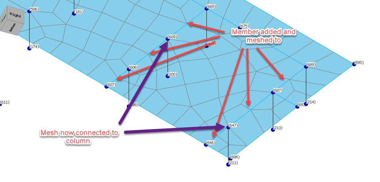 Meshing Connectivity Issues: Missed Column Node Connections ...