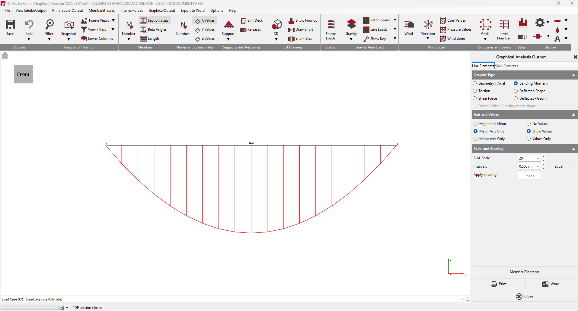 Integrated RC Beam Design (EN1992) | MasterSeries Help