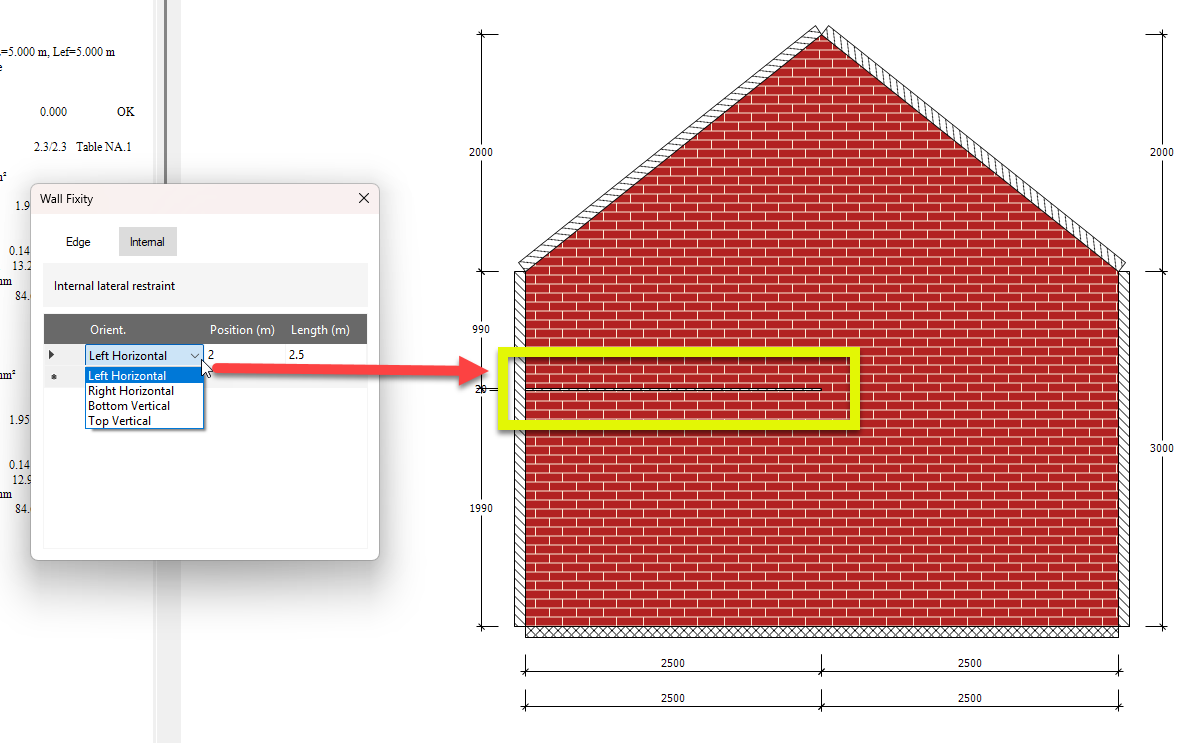 Masonry Wall Panel Design (EN1996) | MasterSeries Help