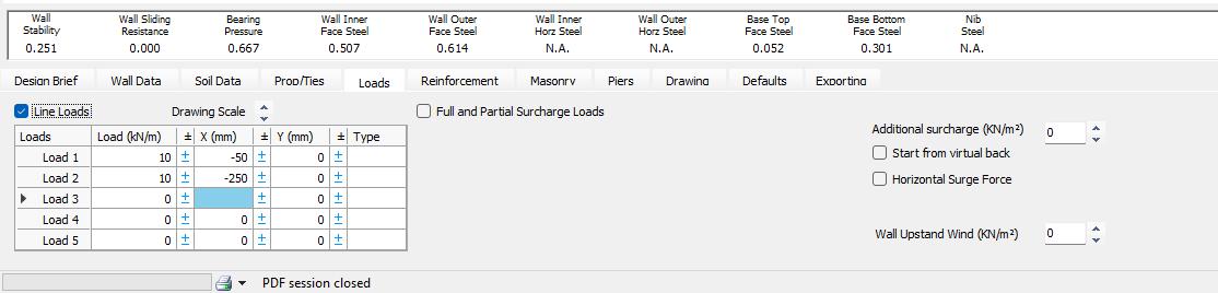 Grouted Cavity Reinforced Domestic Retaining Wall | MasterSeries Help