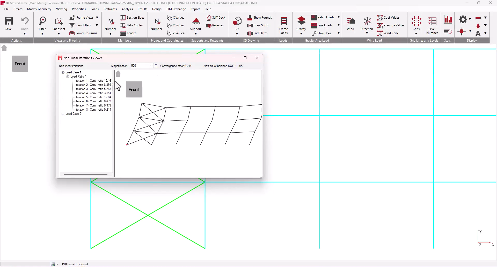 New Plastic Redistribution Features in MasterFrame | MasterSeries Help