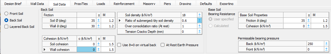 Soil Data Tab | MasterSeries Help