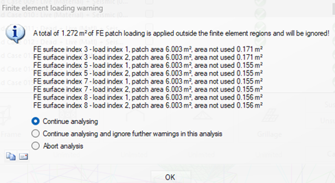 Finite Element Loading Errors | MasterSeries Help