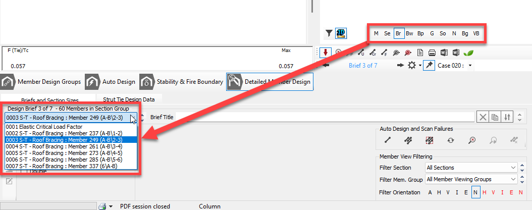 Detailed Member Design | MasterSeries Help