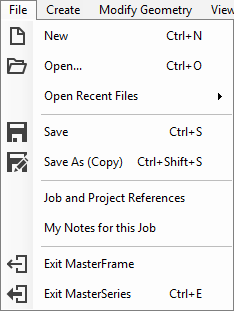 Project Information | MasterSeries Help