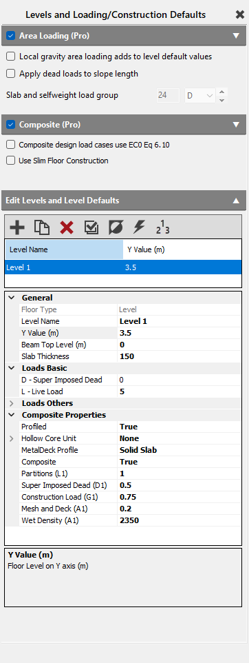 Modelling: Setting up a Composite Frame in MasterFrame | MasterSeries Help