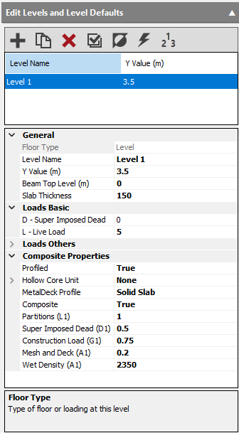 Modelling: Setting up a Composite Frame in MasterFrame | MasterSeries Help