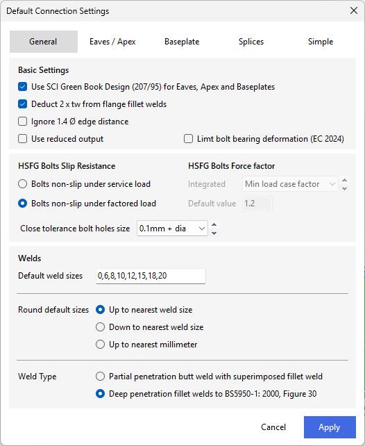 General Tab | MasterSeries Help