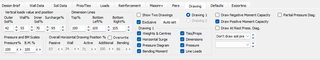 Drawing Controls Tab | MasterSeries Help