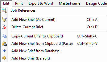Top Menu | MasterSeries Help