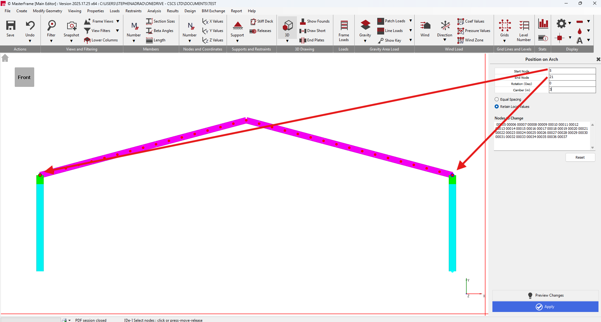 Creating Curved Roofs | MasterSeries Help