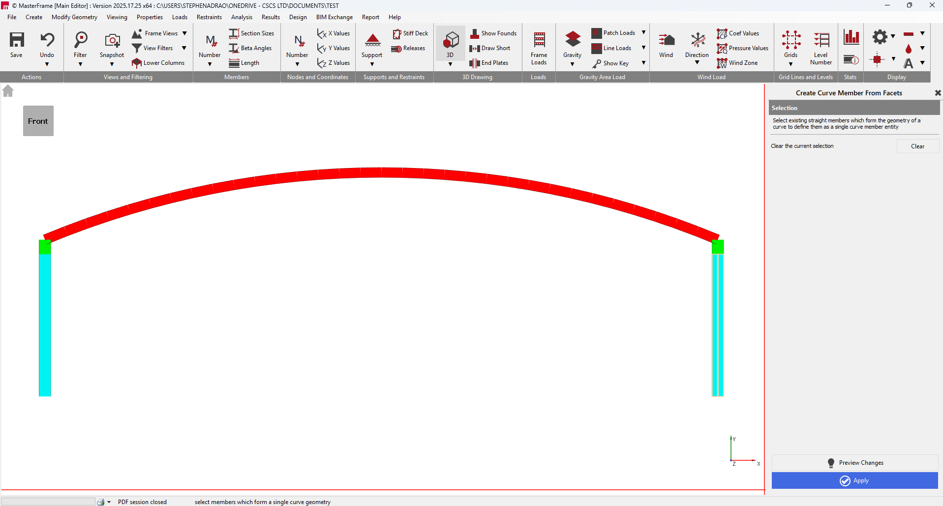 Creating Curved Roofs | MasterSeries Help